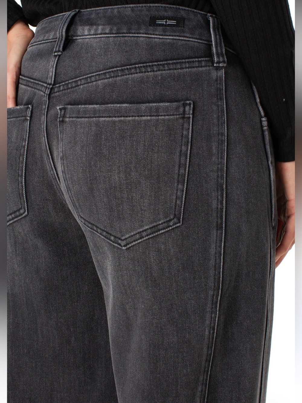 Liverpool Los Angeles The Barrel Mid Rise Cropped Jeans in Ackelson NWT - Picture 3 of 12